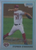 2010 Bowman Chrome Prospects #BCP1 Stephen Strasburg Refractor Baseball Card