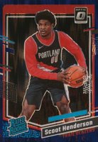 2023 Panini Donruss Optic #239 Scoot Henderson Purple Shock Basketball Card