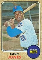 1968 Topps #254 Cleon Jones Baseball Card