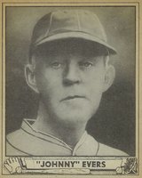 1940 Play Ball #174 Johnny Evers Baseball Card