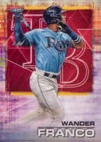 2021 Bowman's Best #50 Wander Franco Red Refractor Baseball Card