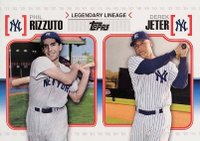 2010 Topps Legendary Lineage #LL39 Derek Jeter/Phil Rizzuto Baseball Card