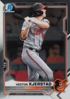 2021 Bowman Draft #BDC40 Heston Kjerstad Chrome Baseball Card