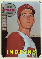 1969 Topps #537 Mike Paul Baseball Card
