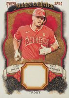 2024 Topps Allen & Ginter Allen & Ginter Relics A #AGRMT Mike Trout Baseball Card