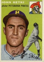 1954 Topps #161 John Hetki Baseball Card