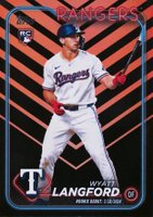 2024 Topps Update #US341 Wyatt Langford Holiday Baseball Card