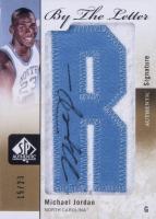 2011 SP Authentic By the Letter Autographs #BL-MJ Michael Jordan R Basketball Card