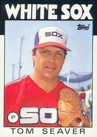 1986 Topps #390 Tom Seaver Baseball Card