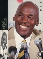 1993 Upper Deck Special Edition #MJR1 Michael Jordan Retirement Basketball Card