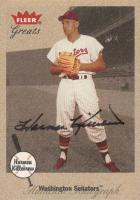 2002 Fleer Greats # Harmon Killebrew Autographed Baseball Card