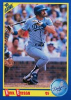 1990 Score #487 Kirk Gibson Baseball Card
