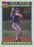 1991 Topps Desert Shield #407 John Franco Baseball Card