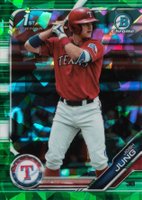 2019 Bowman Draft Chrome Sapphire Edition #BDC7 Josh Jung Green Baseball Card