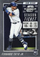2019 Panini Chronicles Contenders Optic Season Ticket #3 Fernando Tatis Jr. Baseball Card