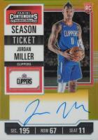 2023 Panini Contenders #103 Jordan Miller Autograph-Premium Edition-Gold Basketball Card