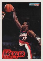 1993 Fleer #173 Clyde Drexler Basketball Card