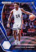 2021 Panini Prizm Draft Picks #5 Jonathan Kuminga Variation-Blue Wave Prizm Basketball Card