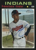 2020 Topps Heritage Real One Autograph #FLI Francisco Lindor Baseball Card