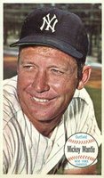 1964 Topps Giants #25 Mickey Mantle Baseball Card