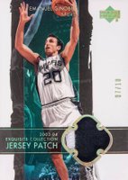 2003 Upper Deck Exquisite Collection #36-P Manu Ginobili Patch Basketball Card