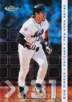 2002 Finest #12 Mike Piazza Xfractor Baseball Card