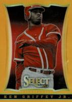 2013 Panini Select #104 Ken Griffey Jr. Gold Prizm Baseball Card