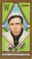1911 Gold Borders #84 Dolly Gray Stats on back Baseball Card
