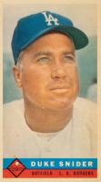 1959 Bazooka Hand Cut # Duke Snider Baseball Card