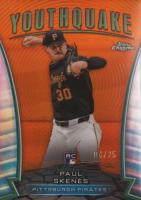 2024 Topps Chrome Youthquake #YQ51 Paul Skenes Update-Gold Refractor Baseball Card