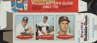 1971 Bazooka No Number # Willie McCovey/Carl Yastrzemski/Clyde Wright Complete Box Unnumbered Baseball Card