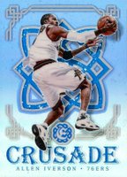 2016 Panini Excalibur Crusade #90 Allen Iverson Blue Basketball Card