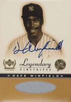 2000 Upper Deck Yankees Legends Legendary Pinstripes #DW-A Dave Winfield Autograph Baseball Card