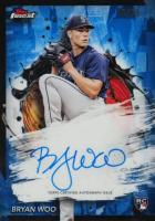 2024 Topps Finest Finest Autographs #FABWO Bryan Woo Blue Refractor Baseball Card