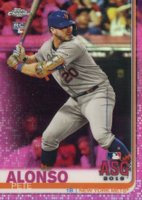 2019 Topps Chrome Update  #86 Pete Alonso Pink Refractor Baseball Card