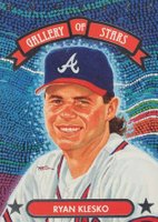 1992 Donruss Triple Play Gallery of Stars #GS-10 Ryan Klesko Baseball Card