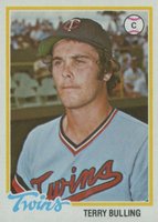 1978 Topps #432 Terry Bulling Baseball Card