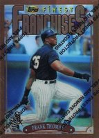 1996 Finest #322 Frank Thomas Refractor Baseball Card