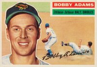1956 Topps #287 Bobby Adams Baseball Card