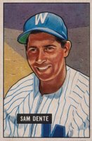 1951 Bowman #133 Sam Dente Baseball Card