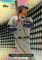 2013 Finest #83 Freddie Freeman Refractor Baseball Card