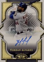 2023 Topps Tier One Autographs #T1AYA Yordan Alvarez Baseball Card