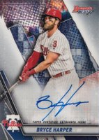 2019 Bowman's Best Best of 2019 Autographs #B19BH Bryce Harper Baseball Card
