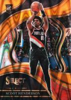 2023 Panini Select #269 Scoot Henderson Orange Tectonic Basketball Card