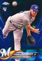2018 Topps Chrome Sapphire Edition #179 Brandon Woodruff Baseball Card
