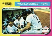 1975 Topps Mini #462 World Series Game 2 Baseball Card