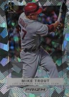 2012 Panini Prizm #50 Mike Trout 2013 National VIP-Cracked Ice Baseball Card