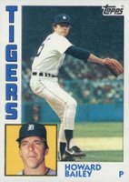 1984 Topps #284 Howard Bailey Baseball Card