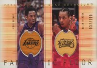 2001 Upper Deck Hardcourt Fantastic Floor #KB/AI Allen Iverson/Kobe Bryant Basketball Card