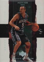 2003 Upper Deck Exquisite Collection #23 Jason Kidd Rainbow 1/1 Basketball Card